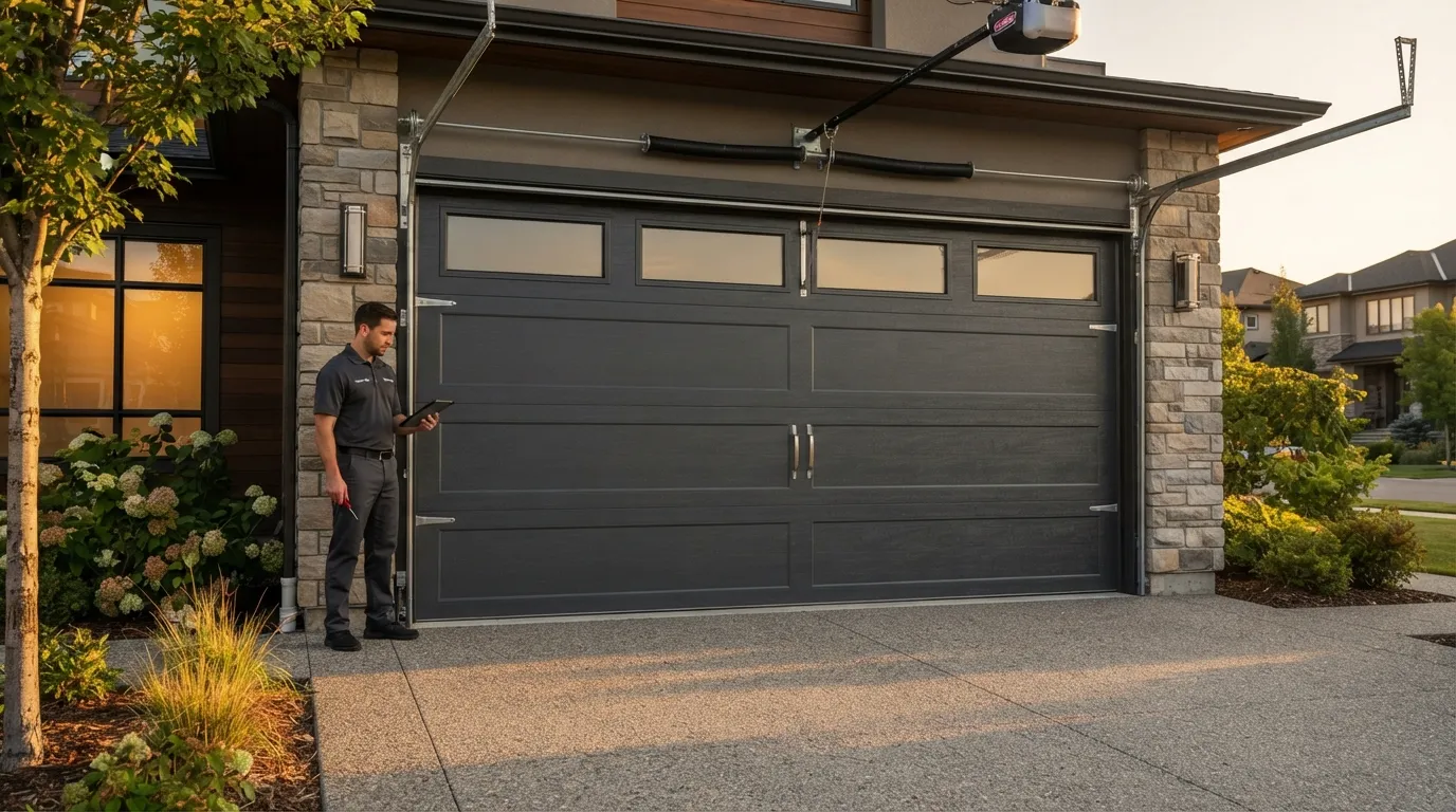 New Garage Door Installation for Tilton Homes in Danville