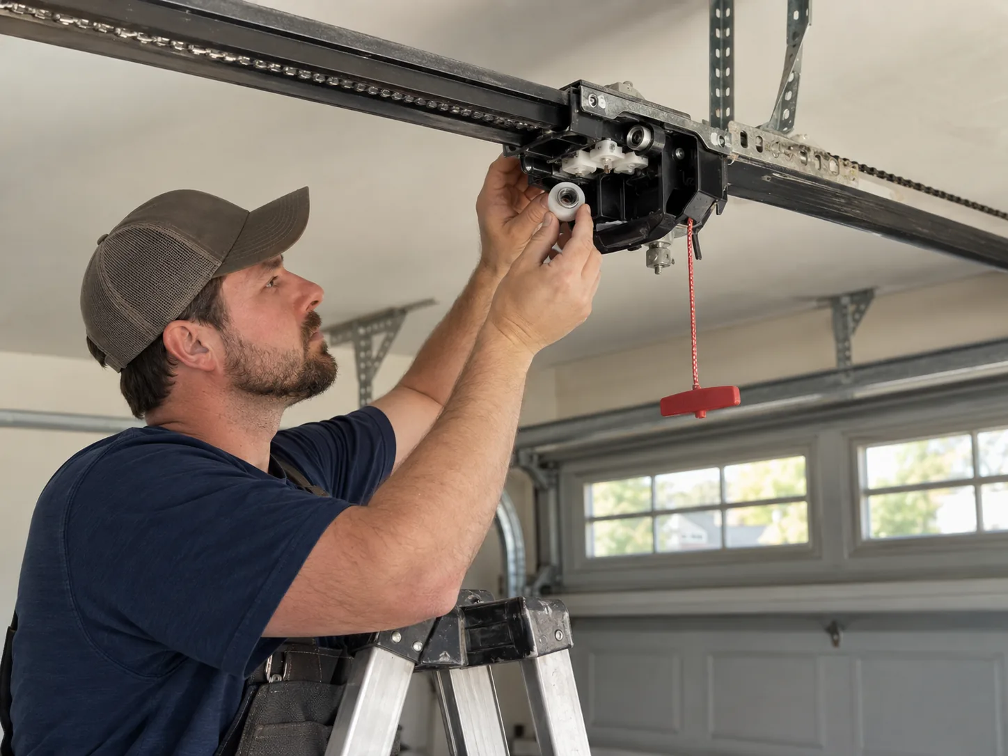 Opener Repair for Westville's 1950s Garages in Danville
