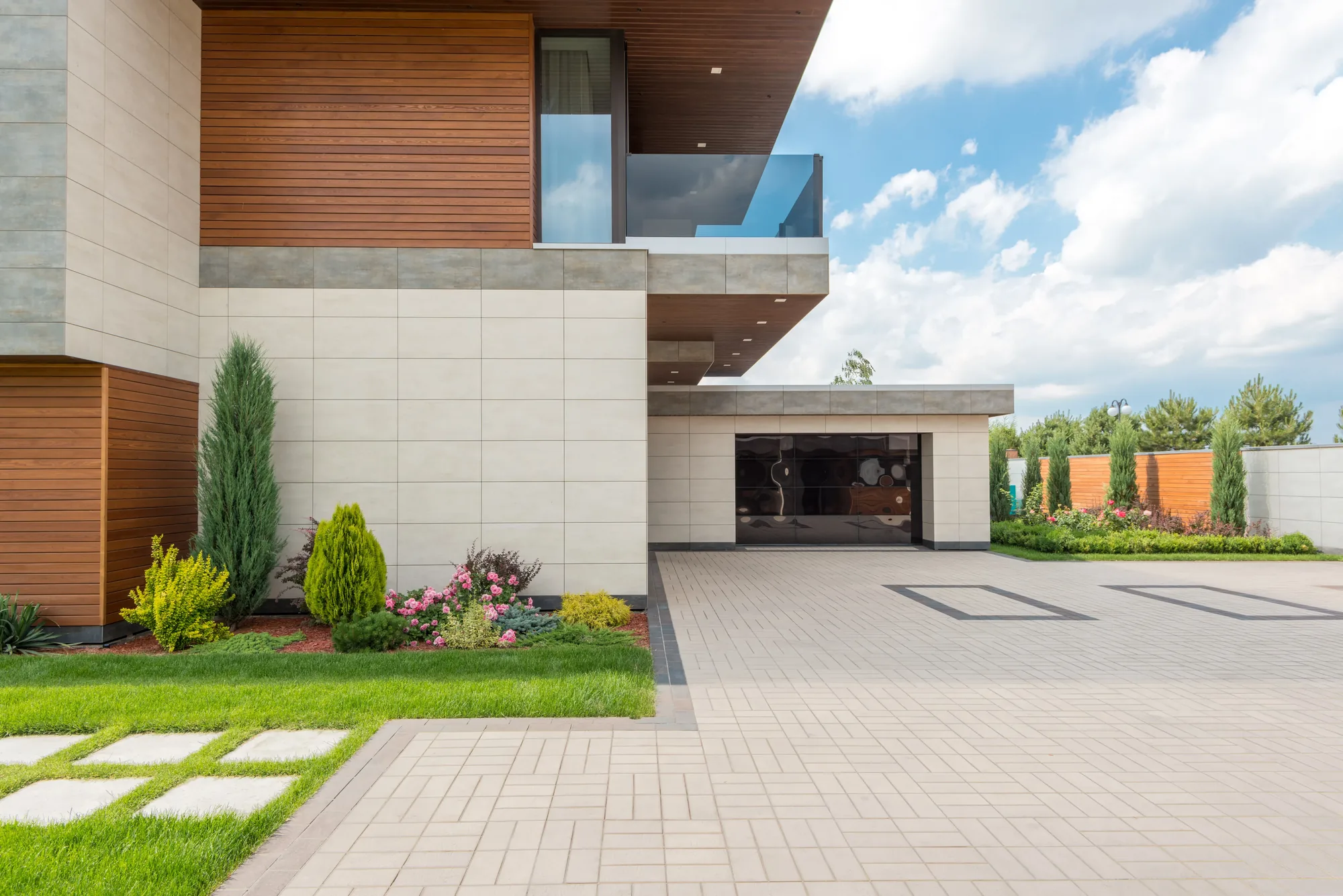 Residential garage door in Westville
