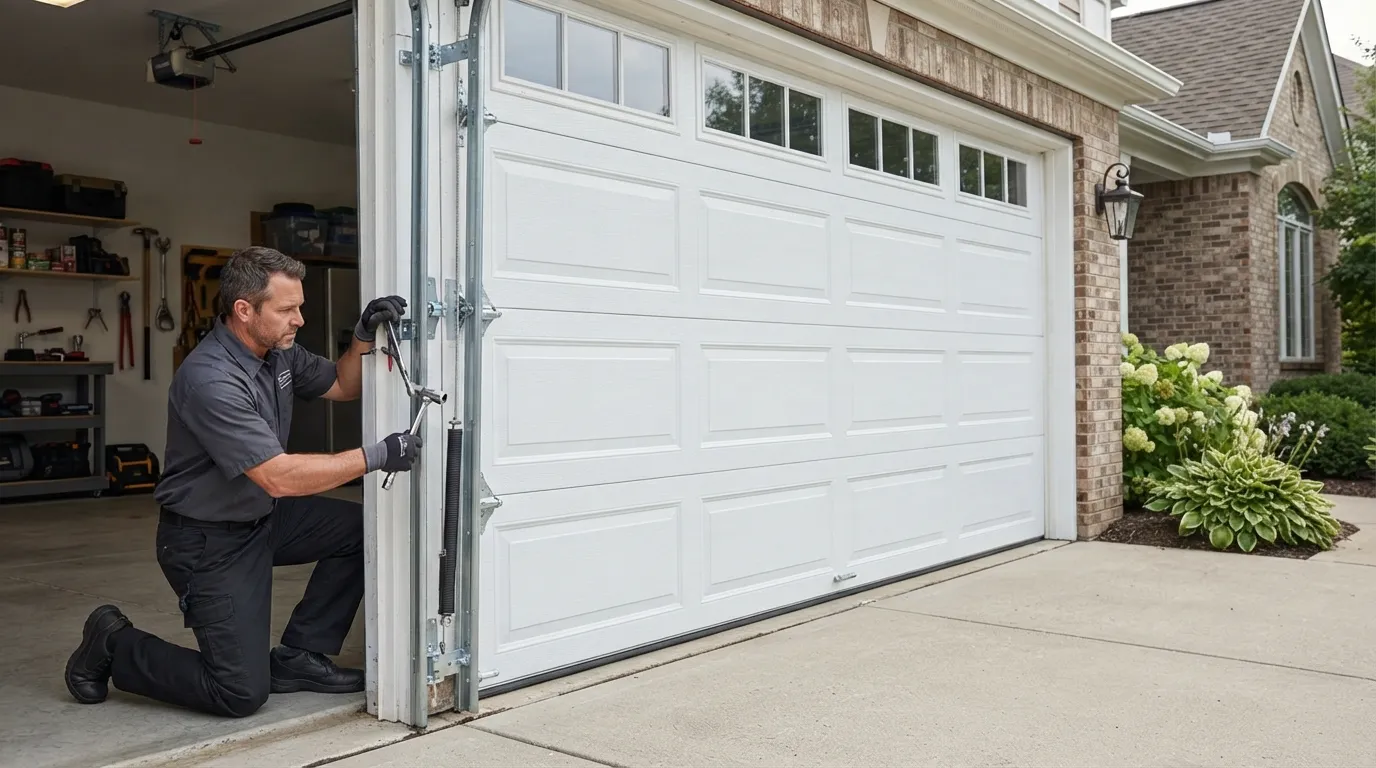 Spring Repair for Catlin's 1960s-Era Garage Doors in Danville