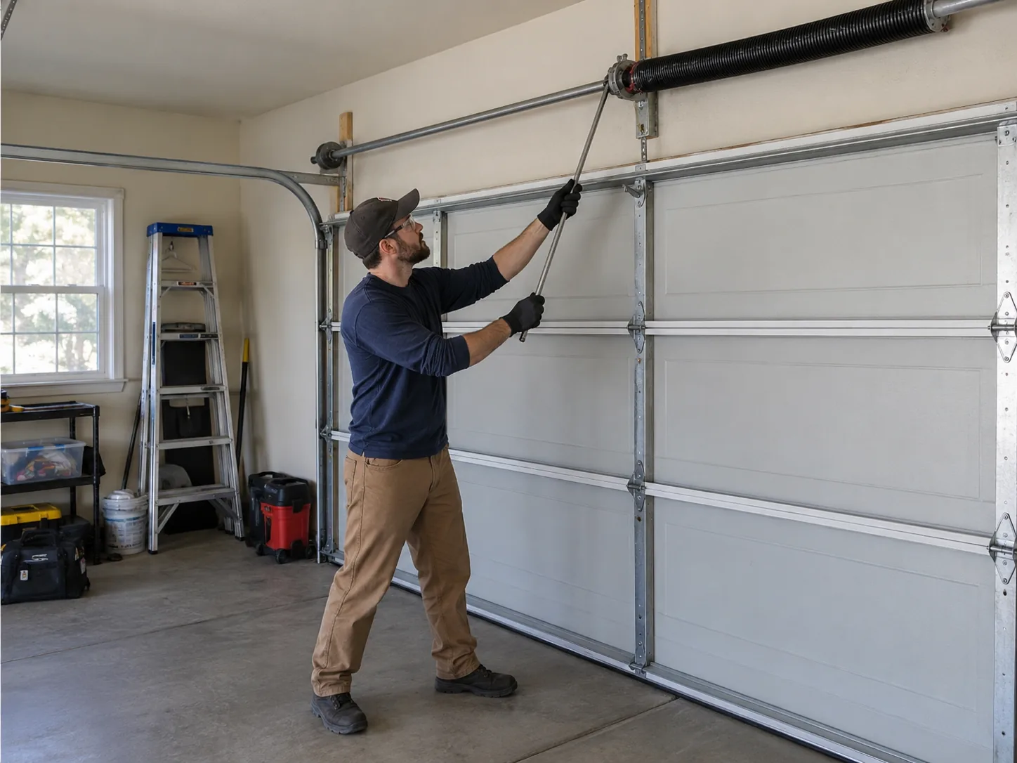 Spring Repair for Georgetown Garage Doors in Danville